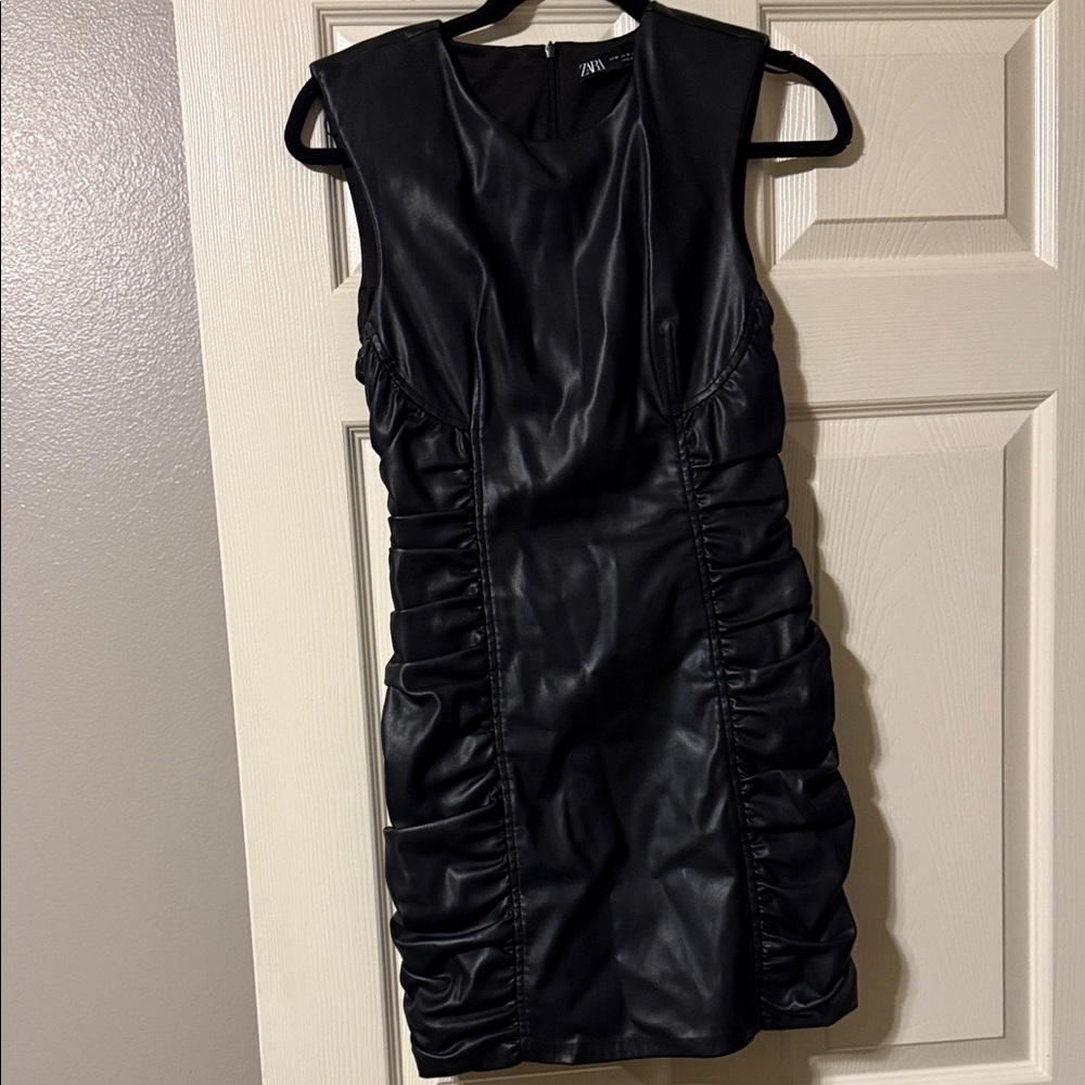 Zara Black Sleeveless Mini Dress